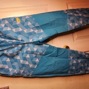 Blue Geometric Pattern Pants by Puma